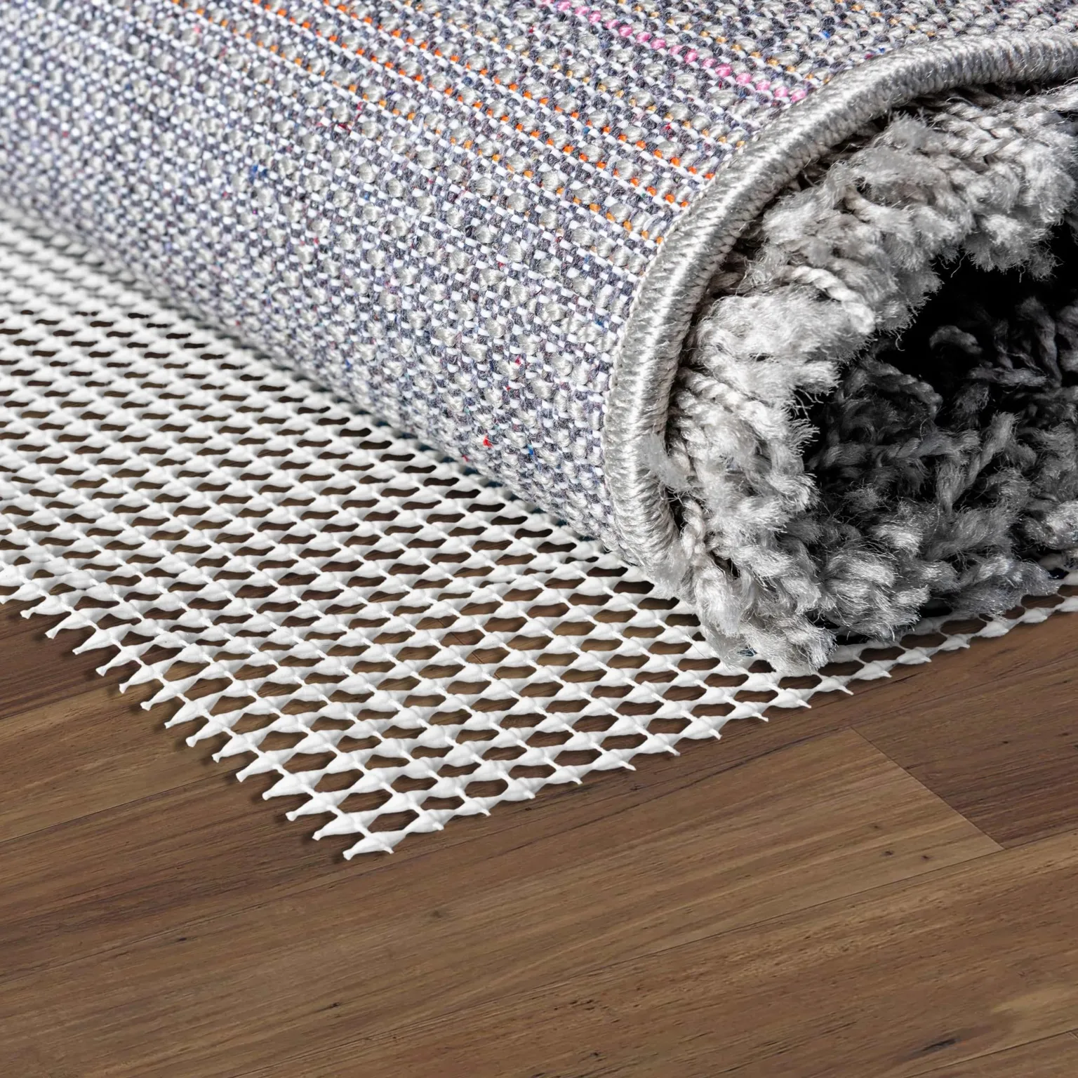 2' x 4' 11 Non-Slip Runner Area Rug Pad Floor Protection Pad for Under Rugs & Carpet - RECTANGLE RUNNER