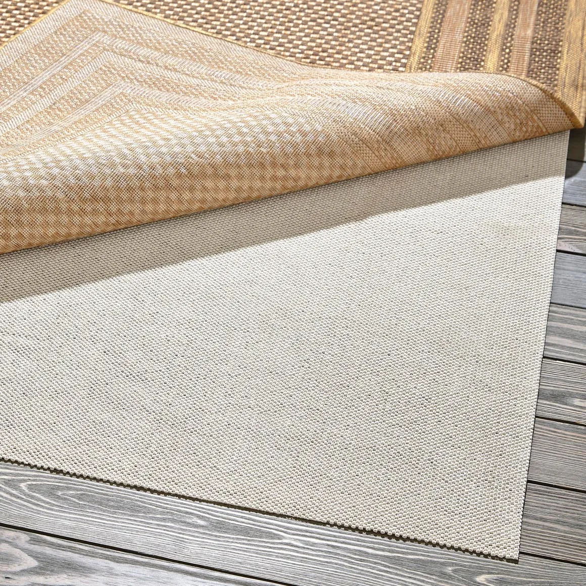 5' x 8' Eco Oval Area Rug Pad Floor Protection Pad for Under Rugs & Carpet Non-Slip Durable Rubber Underlayment - OVAL SHAPE